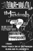 Teenage Harlots (San Francisco, CA), The Juveniles (Reno, NV), Eat Your Heart Out